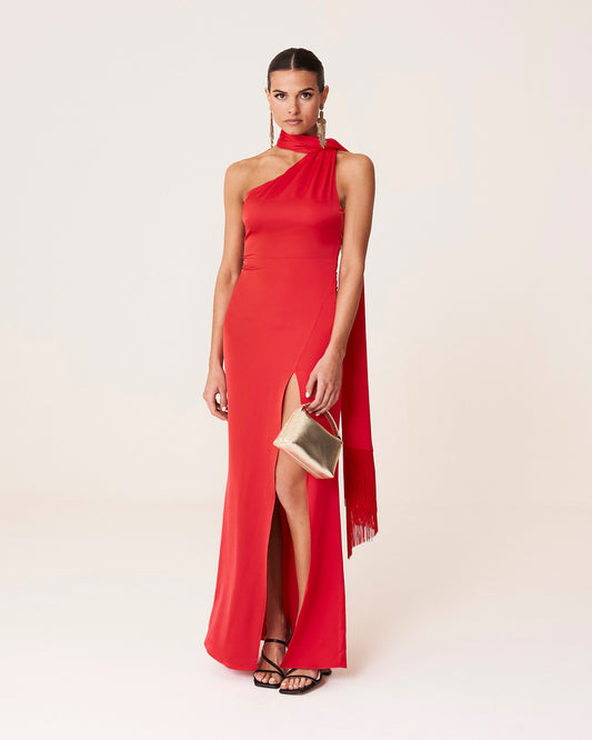 Vestido Luna Rojo de mujer - foto 1