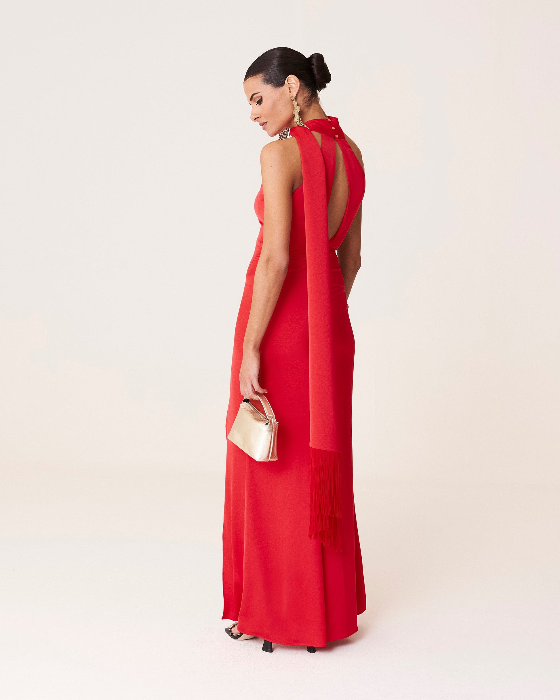 Vestido Luna Rojo de mujer - foto 5