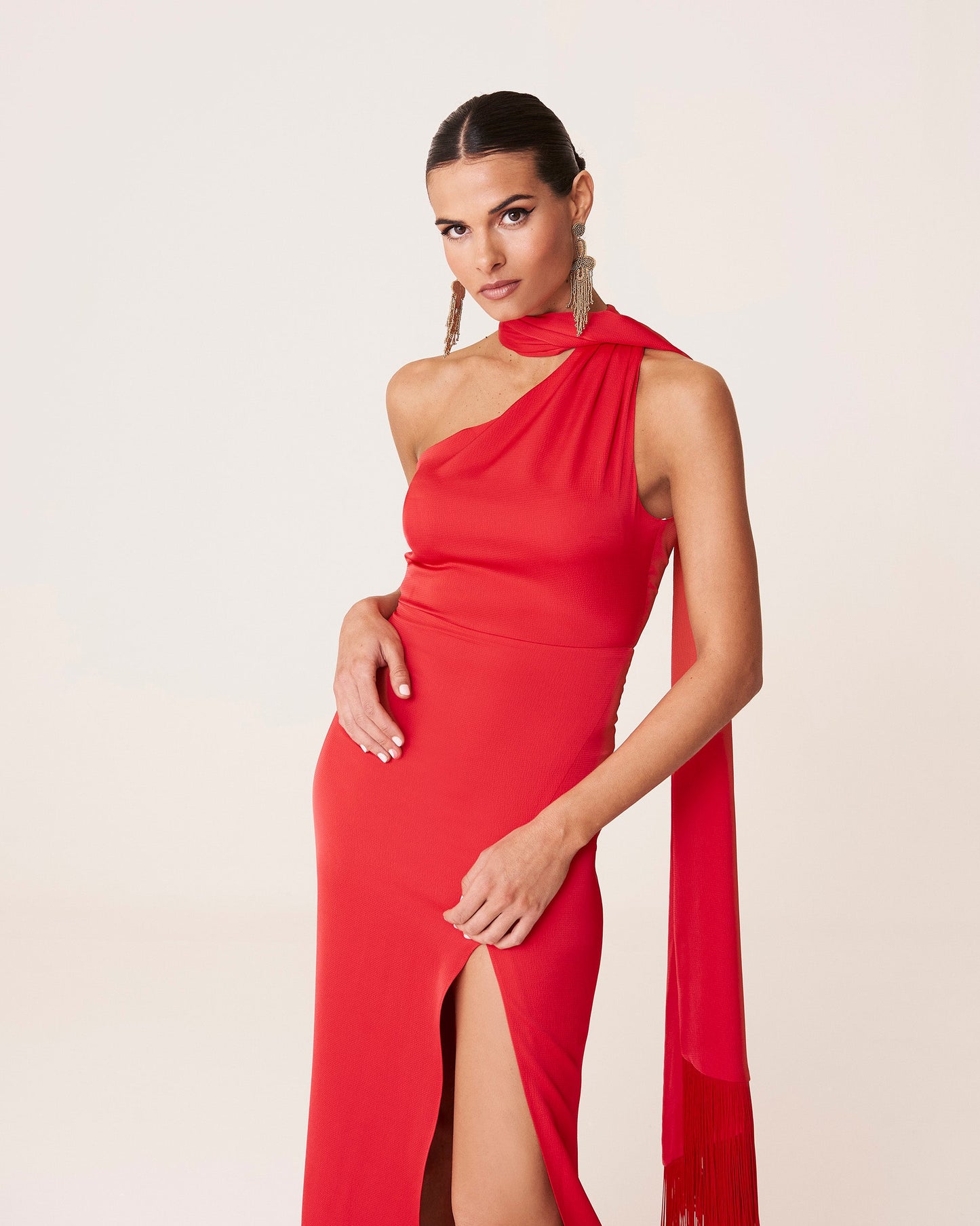 Vestido Luna Rojo de mujer - foto 3