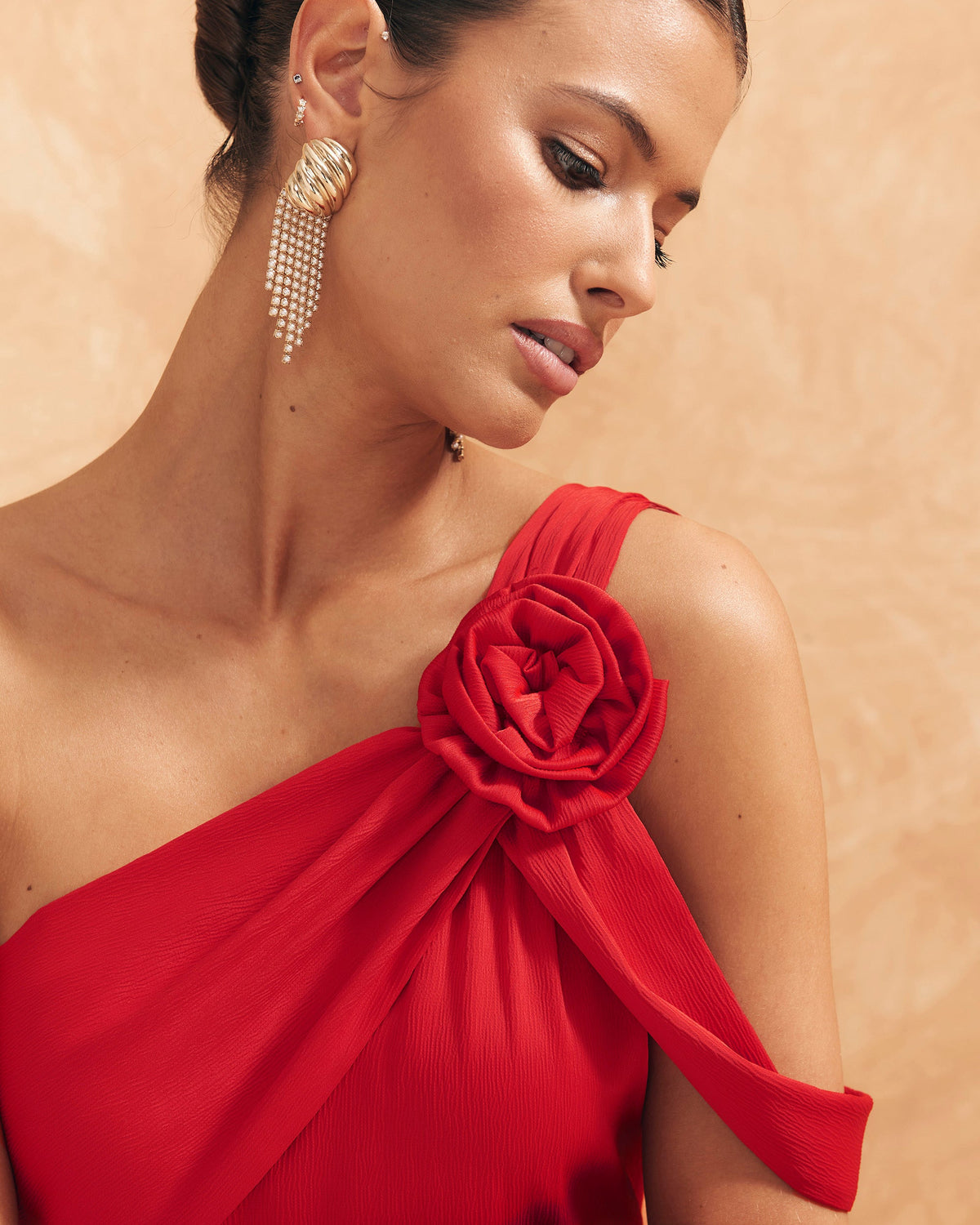 Vestido Rosae Rojo de mujer - foto 6