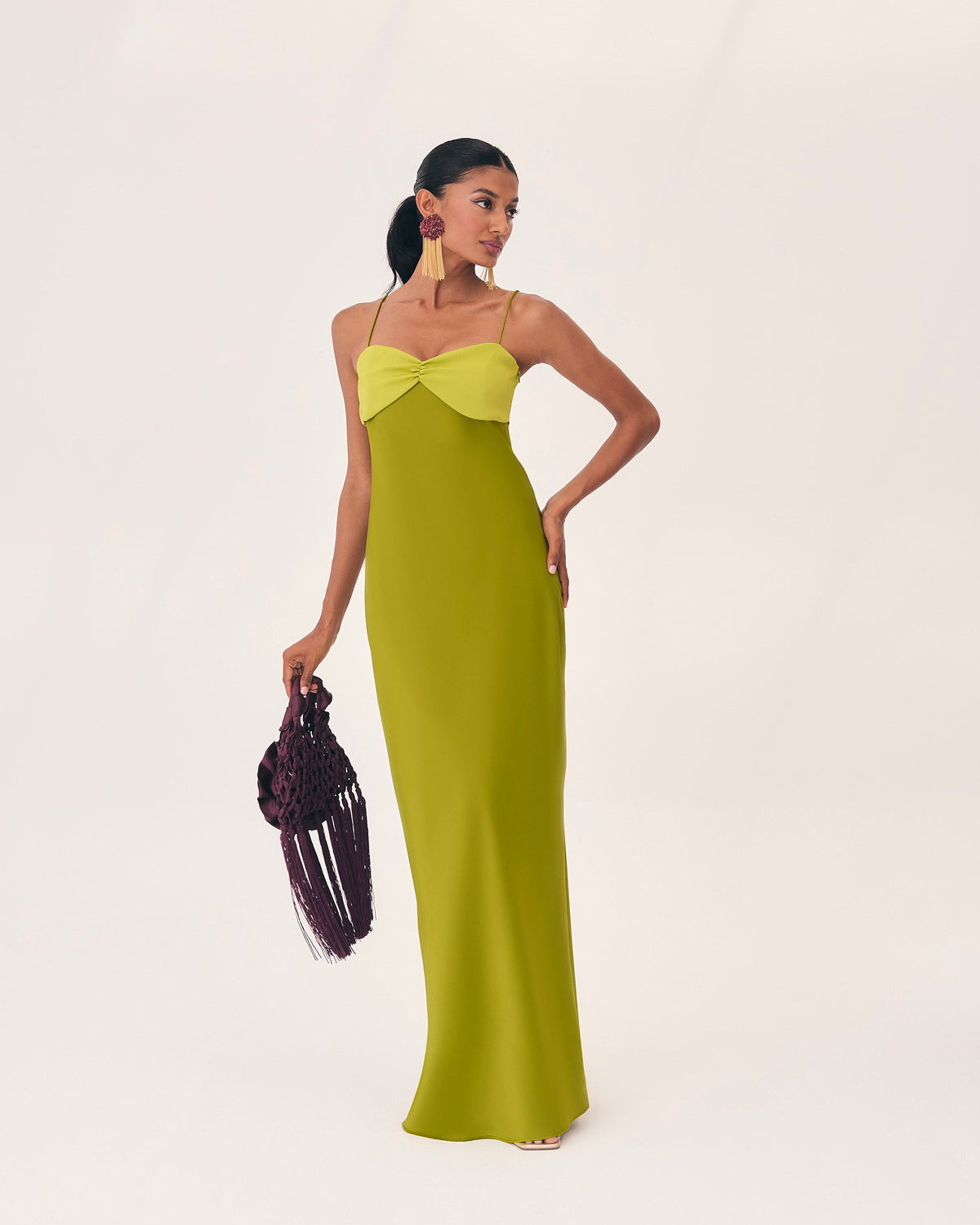 Vestido Brahma Verde de mujer - foto 2
