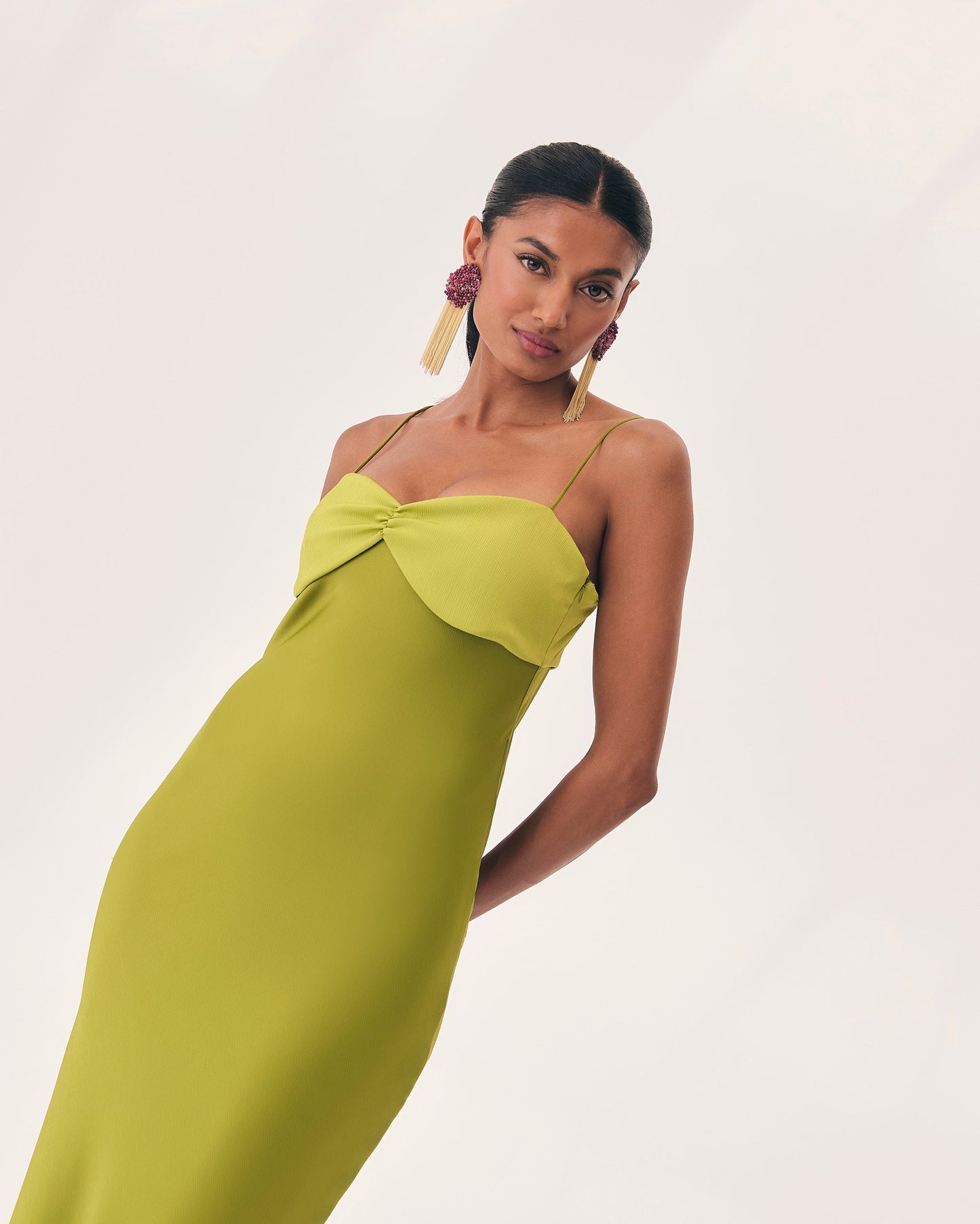 Vestido Brahma Verde de mujer - foto 3