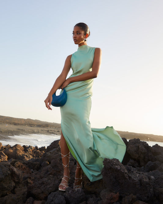 Vestido Renata Salvia de mujer - foto 1