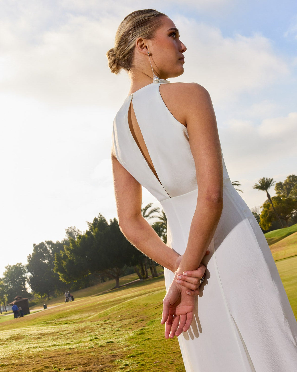 Vestido Varenna Marfil de mujer - foto 2