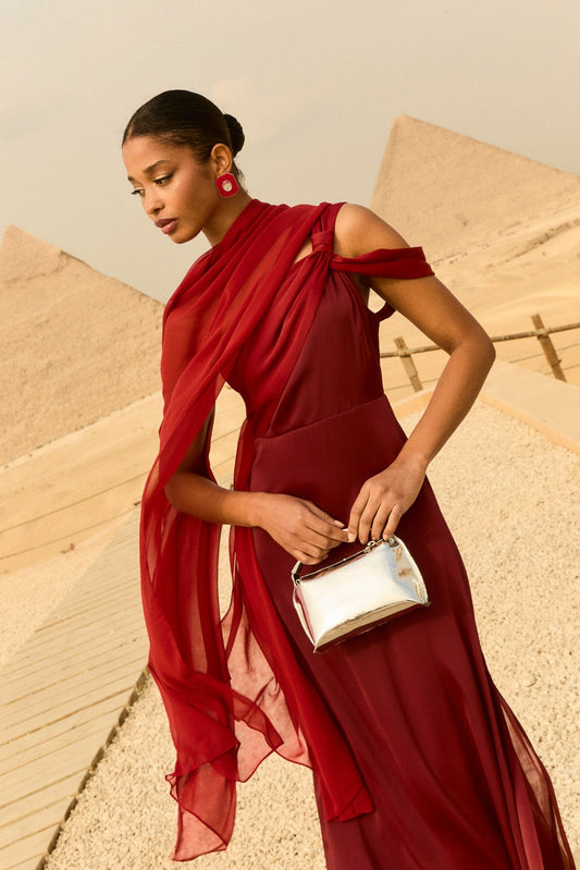 Vestido Vittoria Rojo de mujer - foto 1